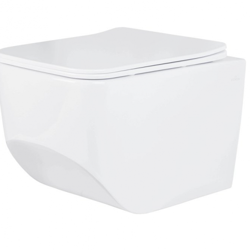 Подвесной унитаз Roxen Boro Rimless Soft Close 52x37