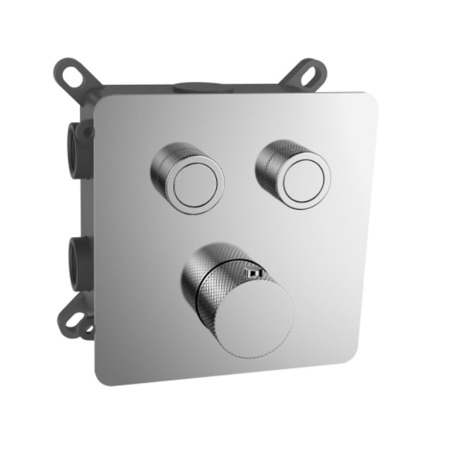 Встраиваемый термостат Aquame с регулировкой напора на 2 функции