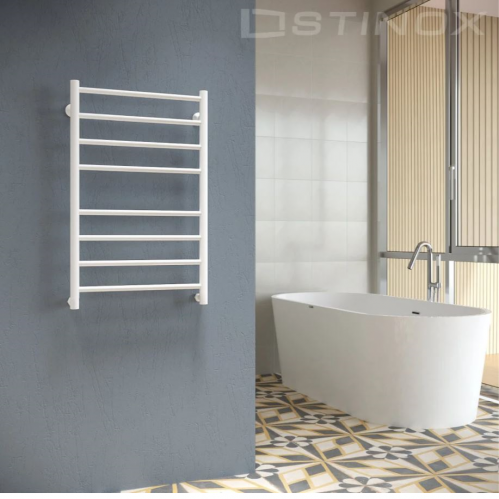 Полотенцесушитель водяной STINOX TOSCANA 500x800 сатин, с комплектом подключения