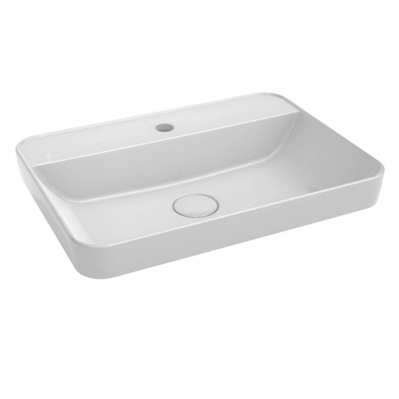  Раковина PLAZA встраиваемая сверху с отверстием под смеситель