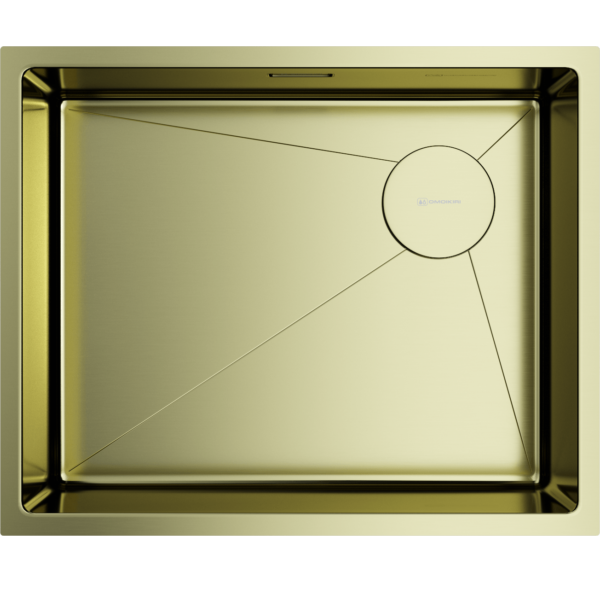Кухонная мойка из нержавейки Omoikiri Taki 54-U/IF-LG Side светлое золото