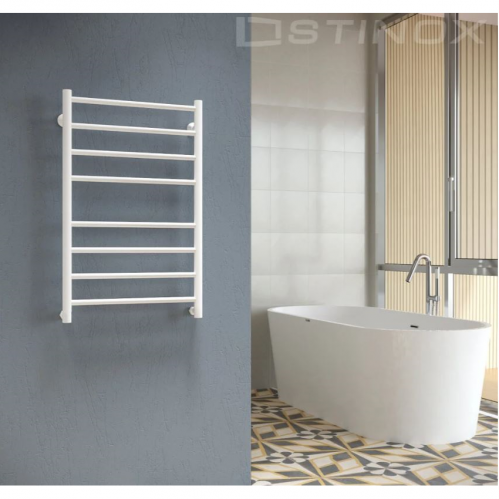 Полотенцесушитель водяной TOSCANA 500x800 белый матовый цвет