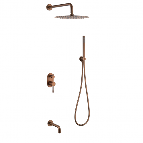 Душевая система Boheme Uno брашированная бронза