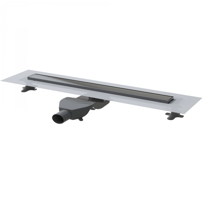 Душевой лоток Premium Linear 80см, нерж.сталь GUN METAL