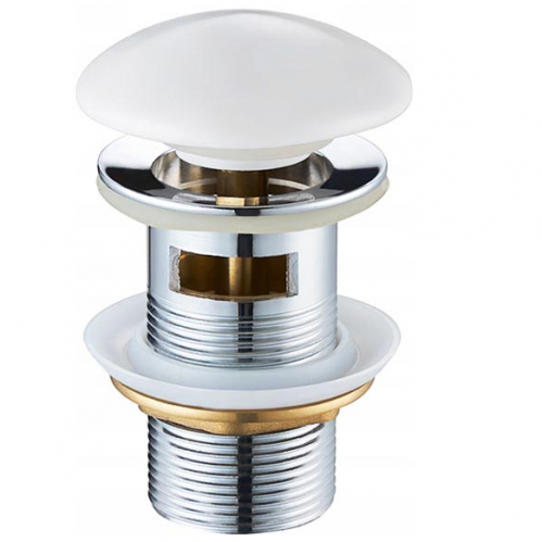 Донный клапан Roxen  (white) с переливом