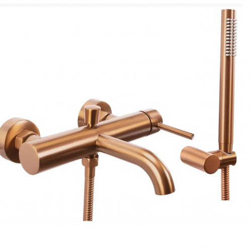 Смеситель для ванны Rea Lungo  матовая медь