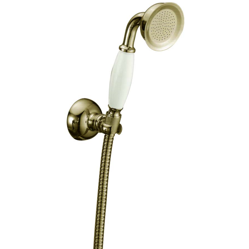 Душевая лейка со шлангом  Boheme MEDICI бронза