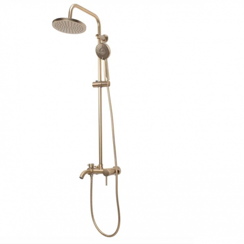 Душевая система Rea Luis золото брашированное