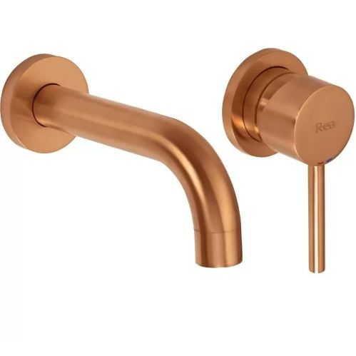 Смеситель для раковины Rea Lungo матовая медь