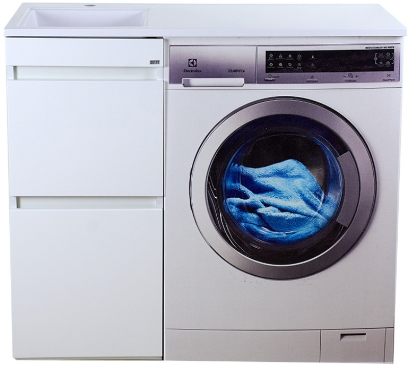 Тумба c раковиной Misty Фостер под стиральную машину 