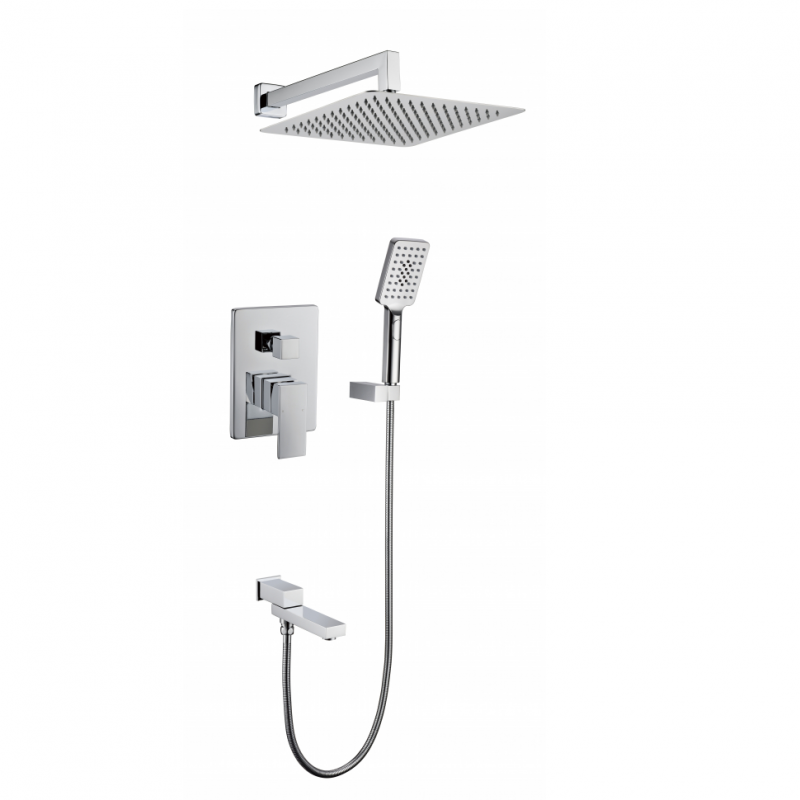 Душевая система скрытого монтажа Grocenberg, хром