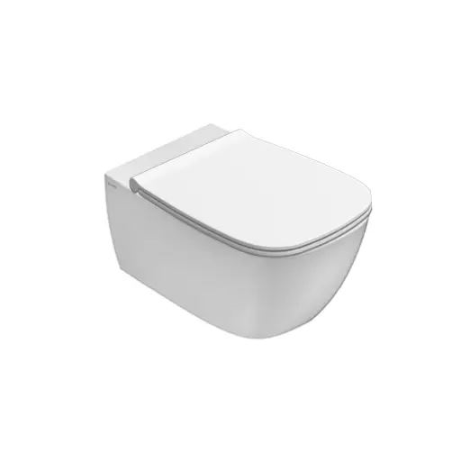 Унитаз подвесной Globo Genesisбез ободка с крышкой SoftClose в комплекте