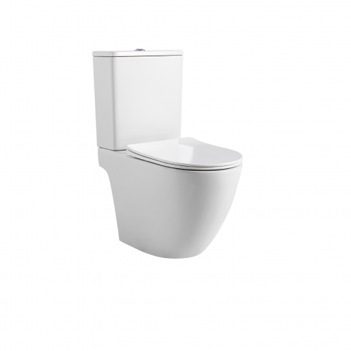 Унитаз-компакт напольный с бачком Aquatek ЕВРОПА с сиденьем Soft Close, смыв торнадо (воронка-водоворот)