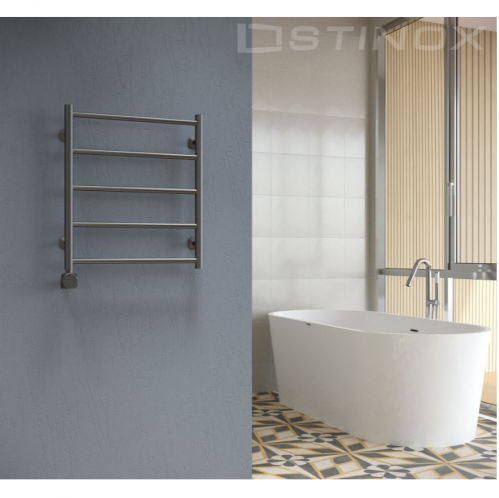 Полотенцесушитель электрический TOSCANA 500x600 оружейная сталь