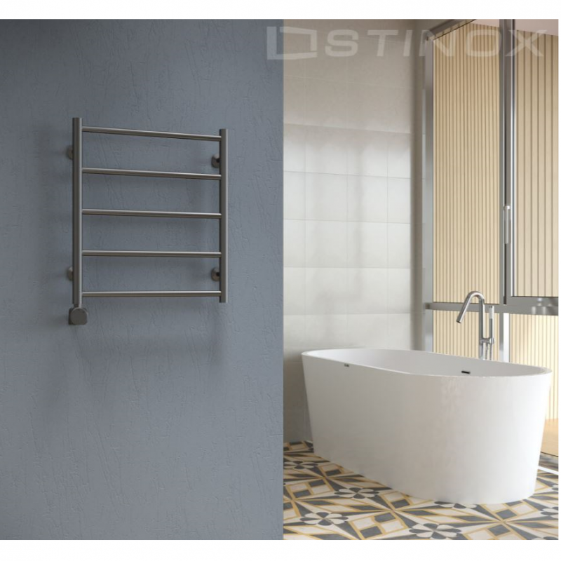 Полотенцесушитель электрический TOSCANA 500x600 оружейная сталь