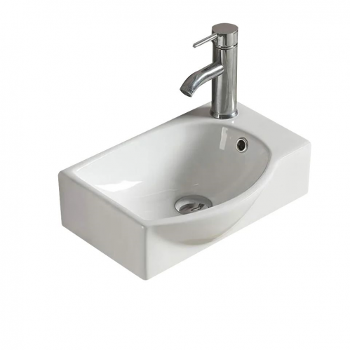 Умывальник CeramaLux N 40*28 настенный, левый 