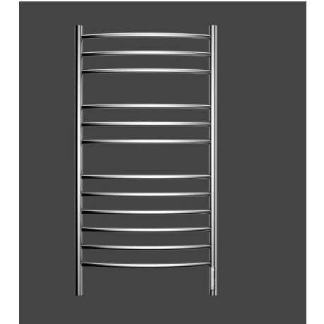 Полотенцесушитель Terminus «Аврора» П12 500х1000 сатин электро (sensor quick touch) в цвете нержавеющая сталь