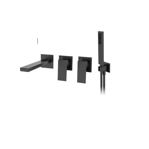 Комплект для ванны GRB mixcer  KALA  Eternice Metal Black