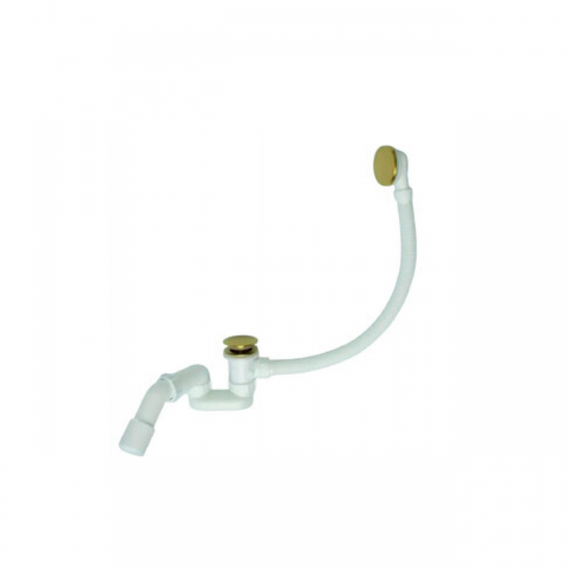  Cифон для ванны полуавтомат Vieir матовое золото