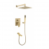 Душевая система скрытого монтажа Grocenberg, брашированное золото