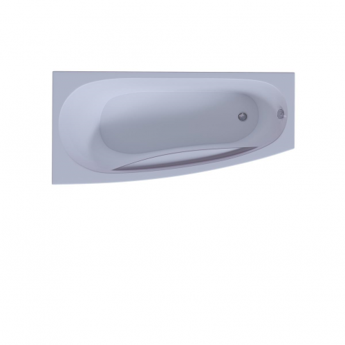 Акриловая асимметричная ванна Aquatek Пандора 160х75 с каркасом в комплекте