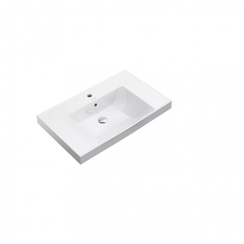 Раковина  KERAMA MARAZZI CUBO подвесная/мебельная, белая глянцевая