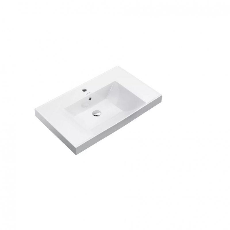 Раковина  KERAMA MARAZZI CUBO подвесная/мебельная, белая глянцевая