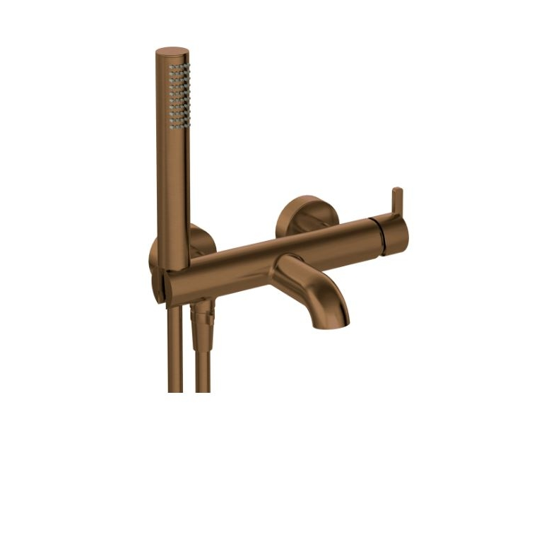DEANTE SILIA Смеситель для ванны с душевым набором, брашированная.бронза