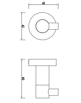 Крючок Omnires, золото