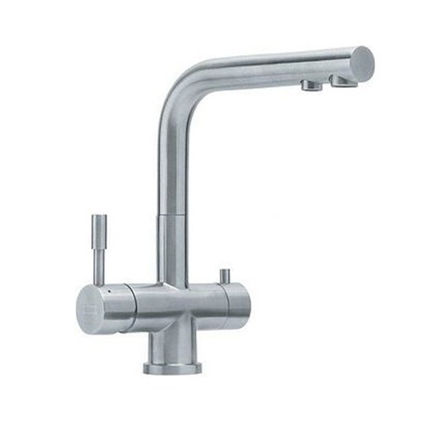 Смеситель для кухни Franke Atlas Clear Water с подключением фильтра питьевой воды, нержавеющая сталь