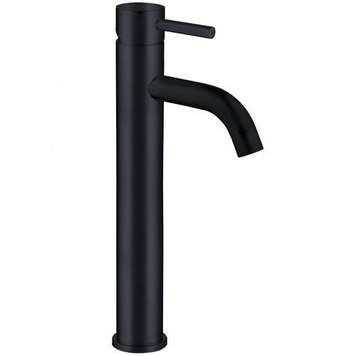 Смеситель для умывальника высокий Abber Kreis  черный матовый