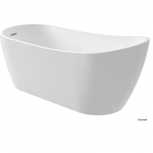 Акриловая ванна, DEANTE ARNIKA отдельностоящая, асимметричная - 160 см