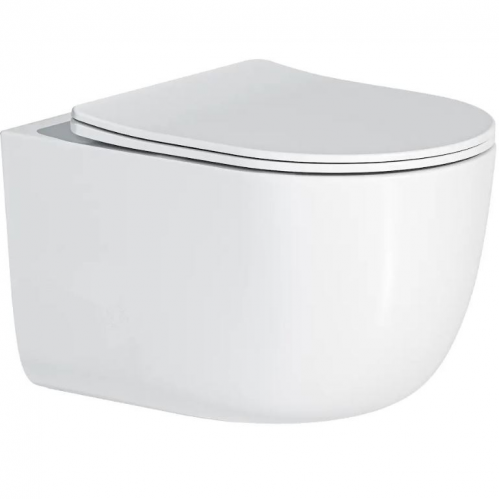 Унитаз подвесной Roxen Vortex с сиденьем в комплекте, Торнадо 53*37 