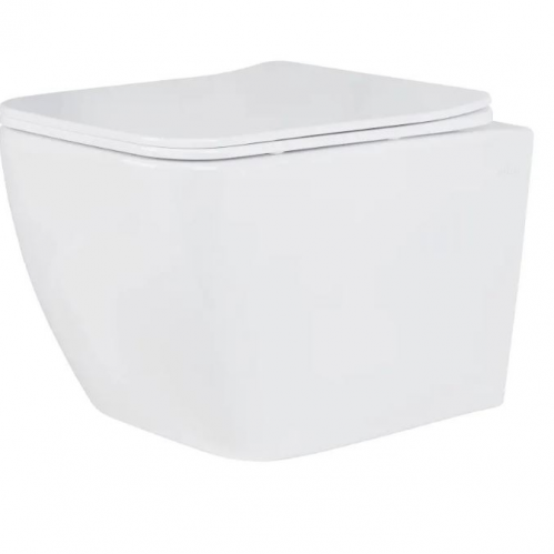 Подвесной унитаз Roxen Cube  Rimless Soft Close 52x37