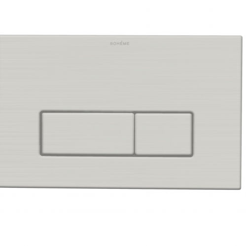 Кнопка для инсталляции Nikel Brush нерж.сталь. 