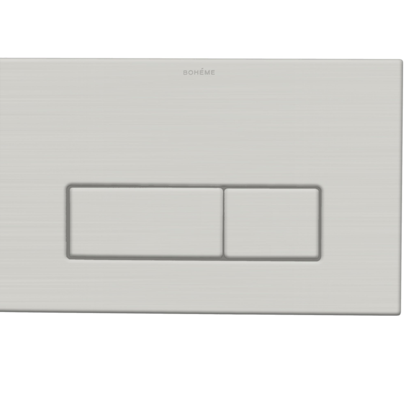 Кнопка для инсталляции Nikel Brush нерж.сталь. 