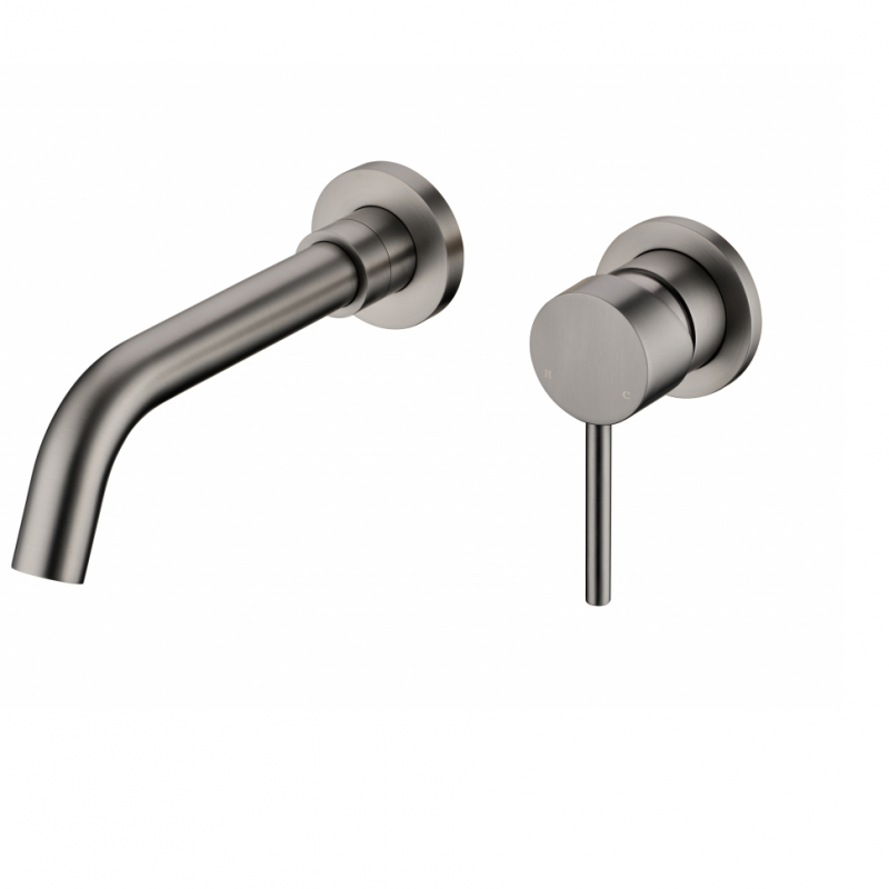 Смеситель встраиваемый для раковины Grocenberg Графит