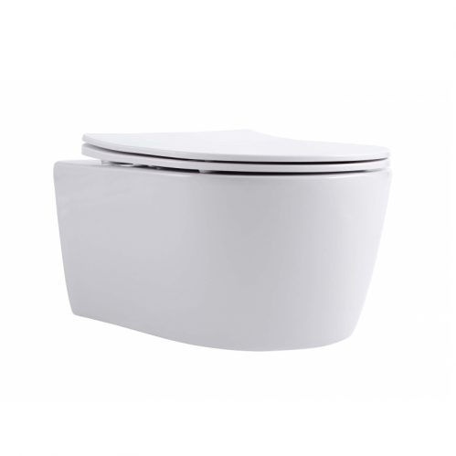 Унитаз подвесной безободковый Aquatek ЕВРОПА  52*36*26 с сиденьем Soft Close