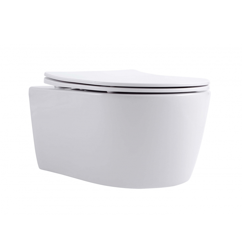 Унитаз подвесной безободковый Aquatek ЕВРОПА  52*36*26 с сиденьем Soft Close