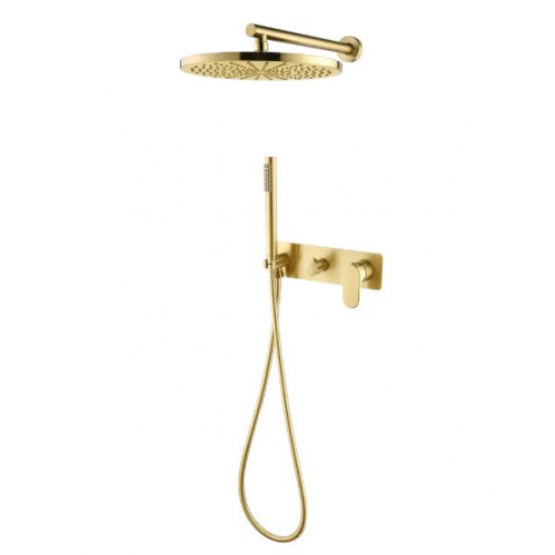 Система для душа скрытого монтажа BOHEME Spectre ,брашированное золото