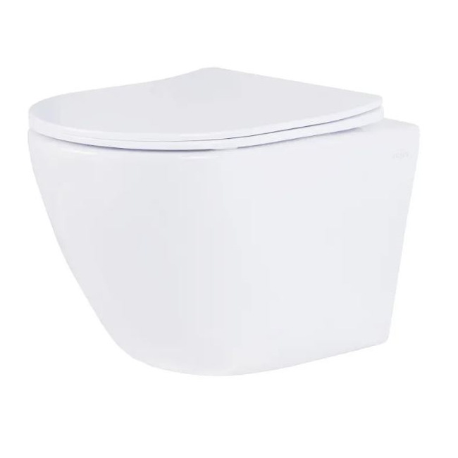 Подвесной унитаз Roxen Antares Rimless Soft Close с сиденьем в комплекте