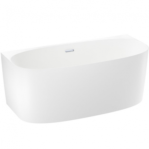 Ванна акриловая Wellsee Belle Spa 2.0 160x75 белый глянец (слив-перелив хром)