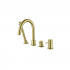 Смеситель на борт ванны на 4 отв. AQUATEK, шлиф.золото  Европа