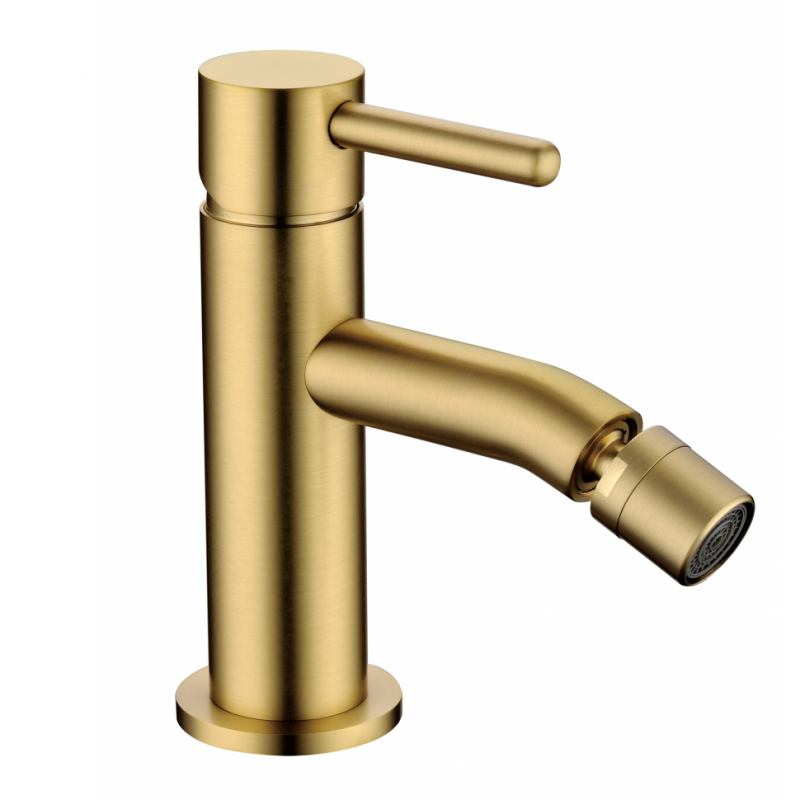 Смеситель для биде Grocenberg брашированное золото