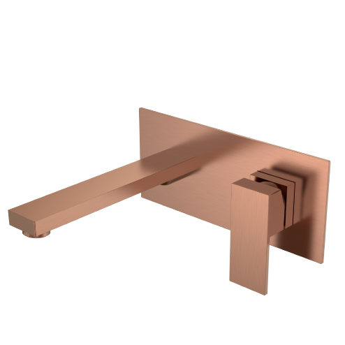 Смеситель для умывальника BOHEME Qubic Copper Brushed