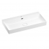 Раковина Wellsee Bromance 90*45*11 см с отверстием под смеситель, глянцевый белый 