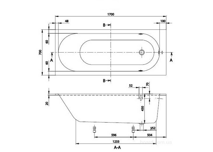 Ванна квариловая Villeroy & Boch Oberon