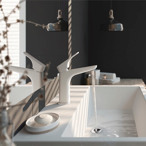 Deante Hiacynt Bianco Смеситель для раковины, белый