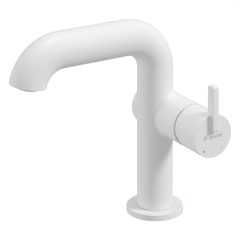 Deante Silia Bianco Смеситель для раковины, белый матовый
