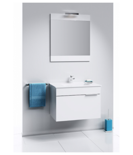 "Бриг" тумба с умывальником подвесная, цвет белый